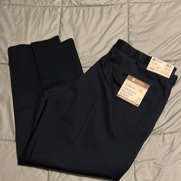 Haggar flat front, no iron or khaki pants - Picture 1 of 5